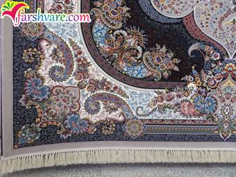 Samples of woven Iranian rug