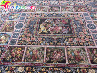 persian machine woven living room carpet