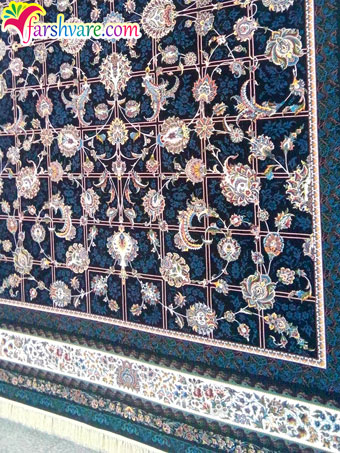 Black Carpet Machine Woven Carpet Of Iran