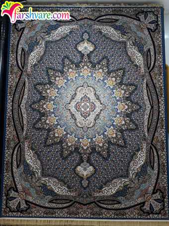 Dark Blue Carpet Machine Woven Acrylic Carpet