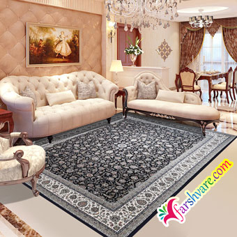 Iranian Carpet Black Carpet At Home Decoration