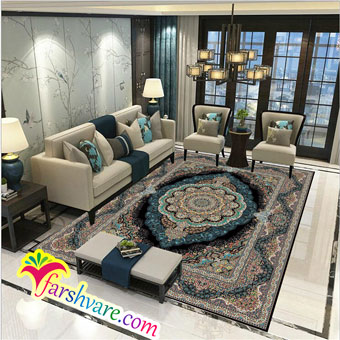 Persian Carpet Of MehrAzar Design At Home Decoration