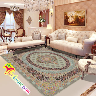 Iranian Persian carpet of florence design in decoration