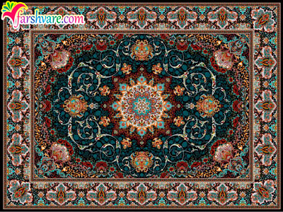 Iranian carpet of Mehrnoosh design
