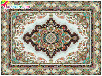 Persian carpet of Setareh design cream carpet