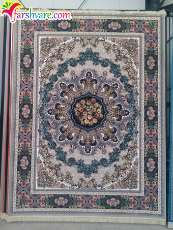 Sample Of Woven Iranian Carpet with Ilia Design