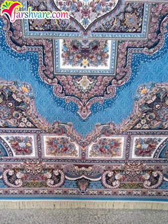 Sample of woven Iranian carpet of Hoze Noghre