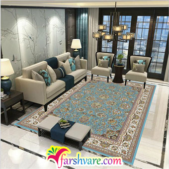 Oriental Persian carpet at home decoration