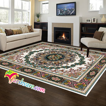 Persian home carpet of Ilia design at home decoration