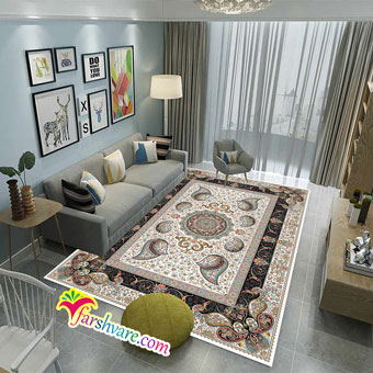 Persian new carpet Of Vesal design at home decoration
