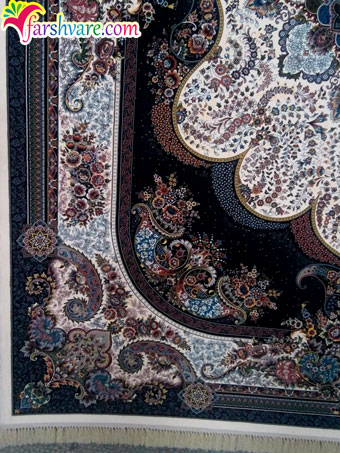 sample of woven cream carpet of Nastaran design