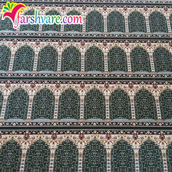 نمونه‌ی بافته شده‌ی فرش مسجد جهت فروش فرش سجاده