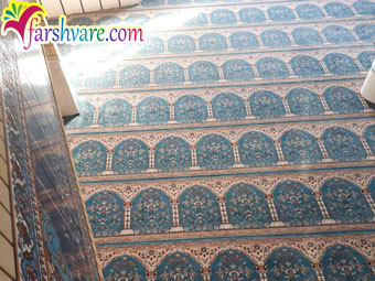 خرید سجاده فرش مسجد از کارخانه فرش سجاده ای کاشان