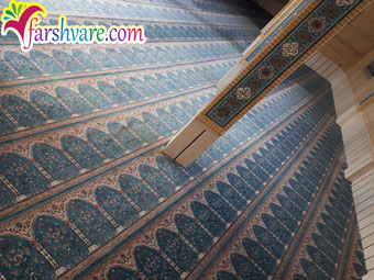 خرید سجاده فرش مسجدی از کارخانه فرش سجاده ای کاشان