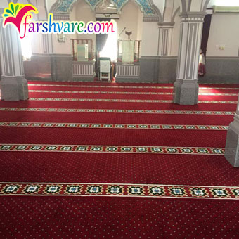 نمونه سجاده فرش تشریفاتی در مسجد