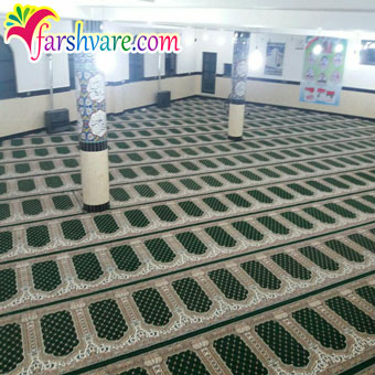نمونه‌ی فرش سجاده ای جهت خرید فرش برای مسجد