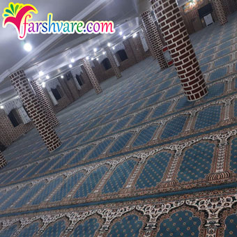 نمونه‌ی فرش سجاده جهت خرید فرش برای مسجد